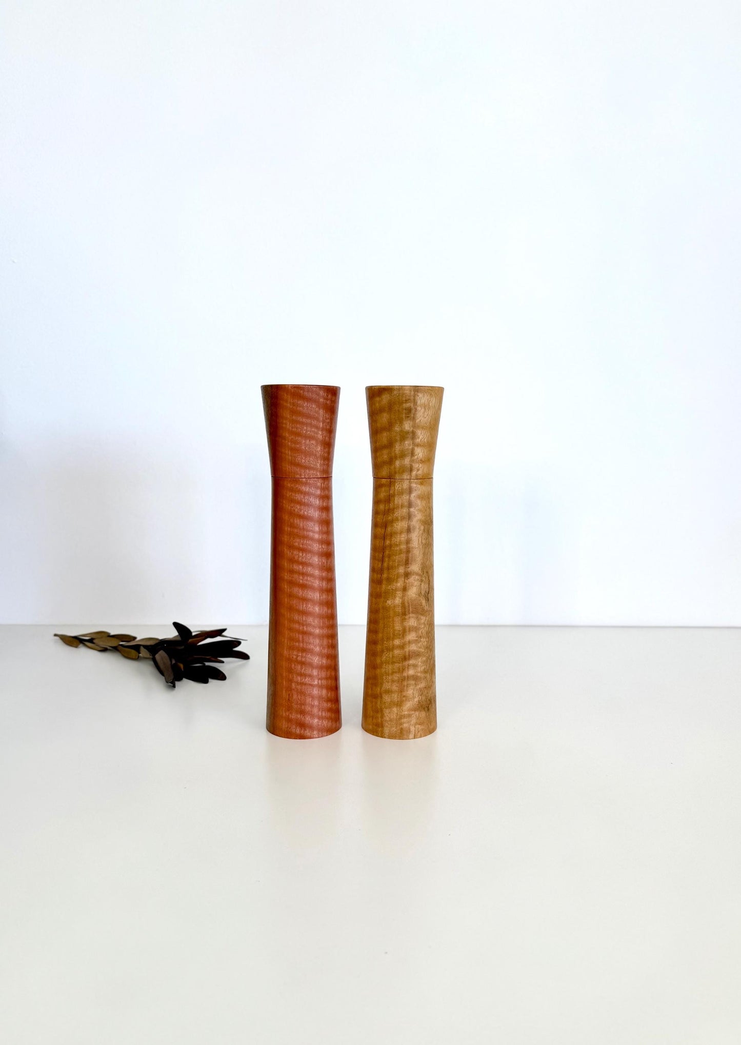 Pepper Grinder, Wood, Pepper Mill, Salt and Pepper mill resin set, Australian wood, Ceramic grinder, crushgrind