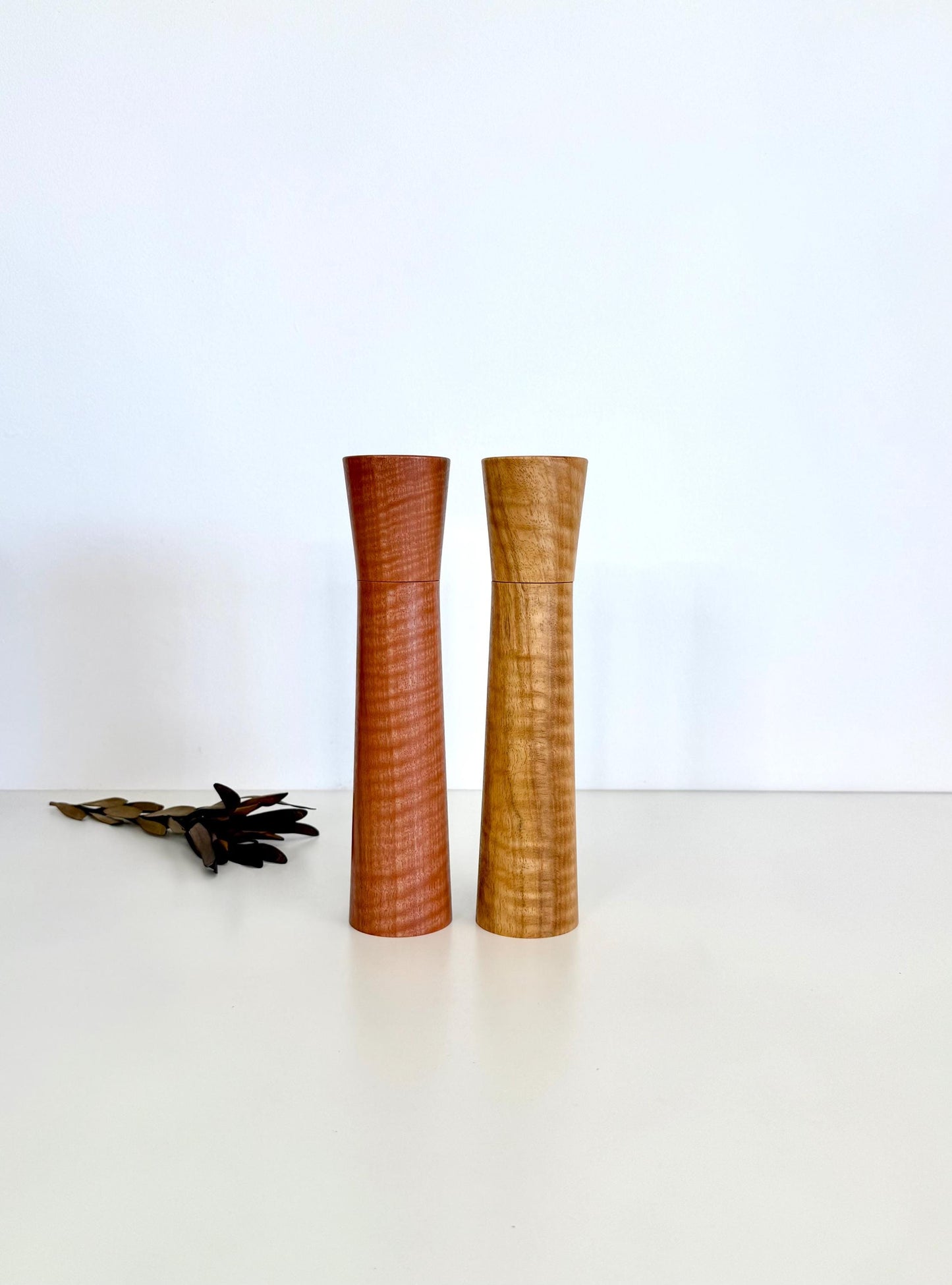 Pepper Grinder, Wood, Pepper Mill, Salt and Pepper mill resin set, Australian wood, Ceramic grinder, crushgrind