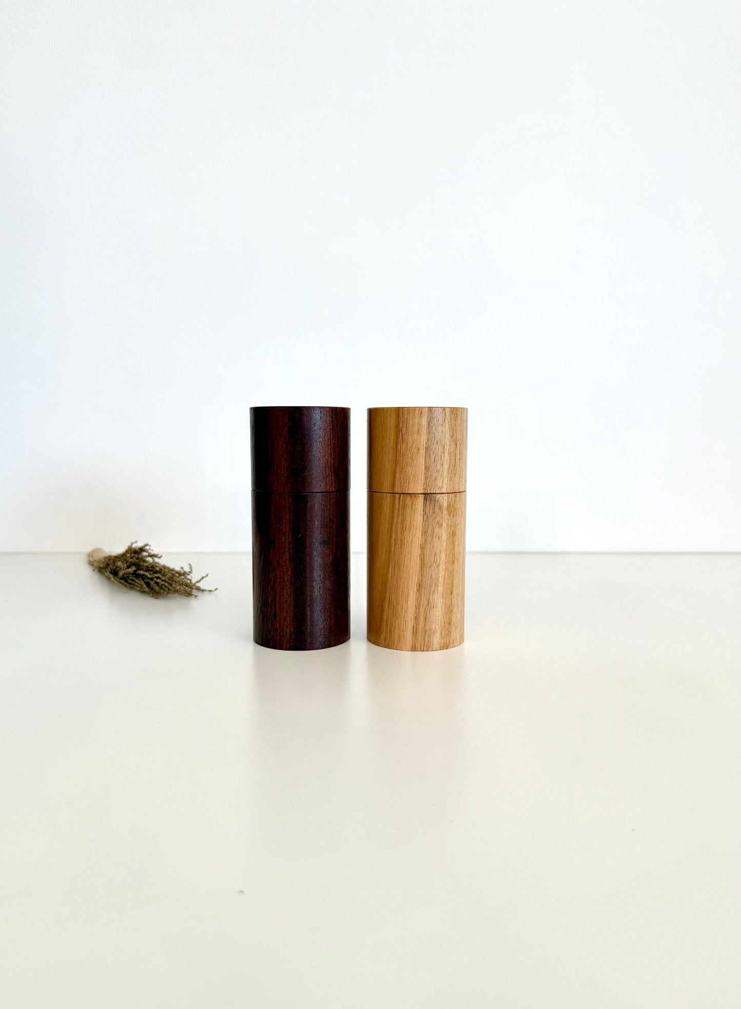 Handcrafted Pepper Grinder Set: Australian Handmade Ceramic Mini Mills