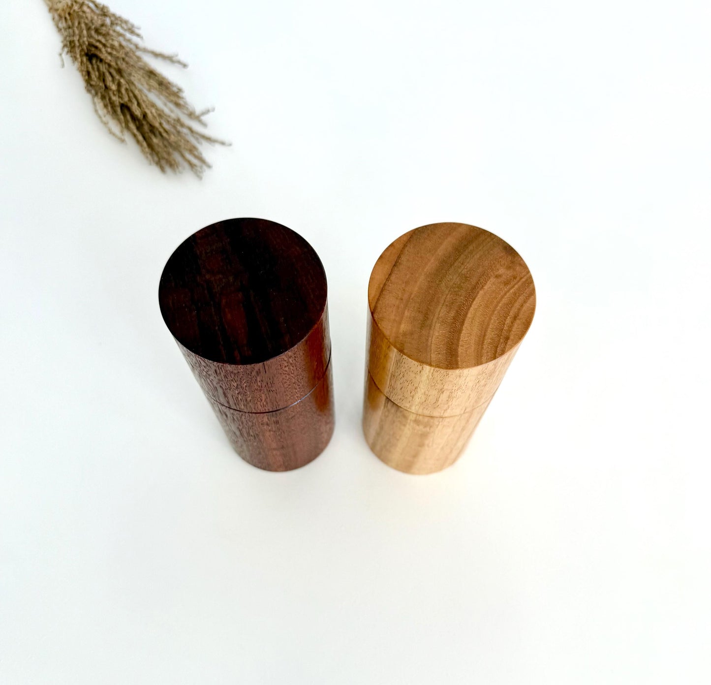 Handcrafted Pepper Grinder Set: Australian Handmade Ceramic Mini Mills