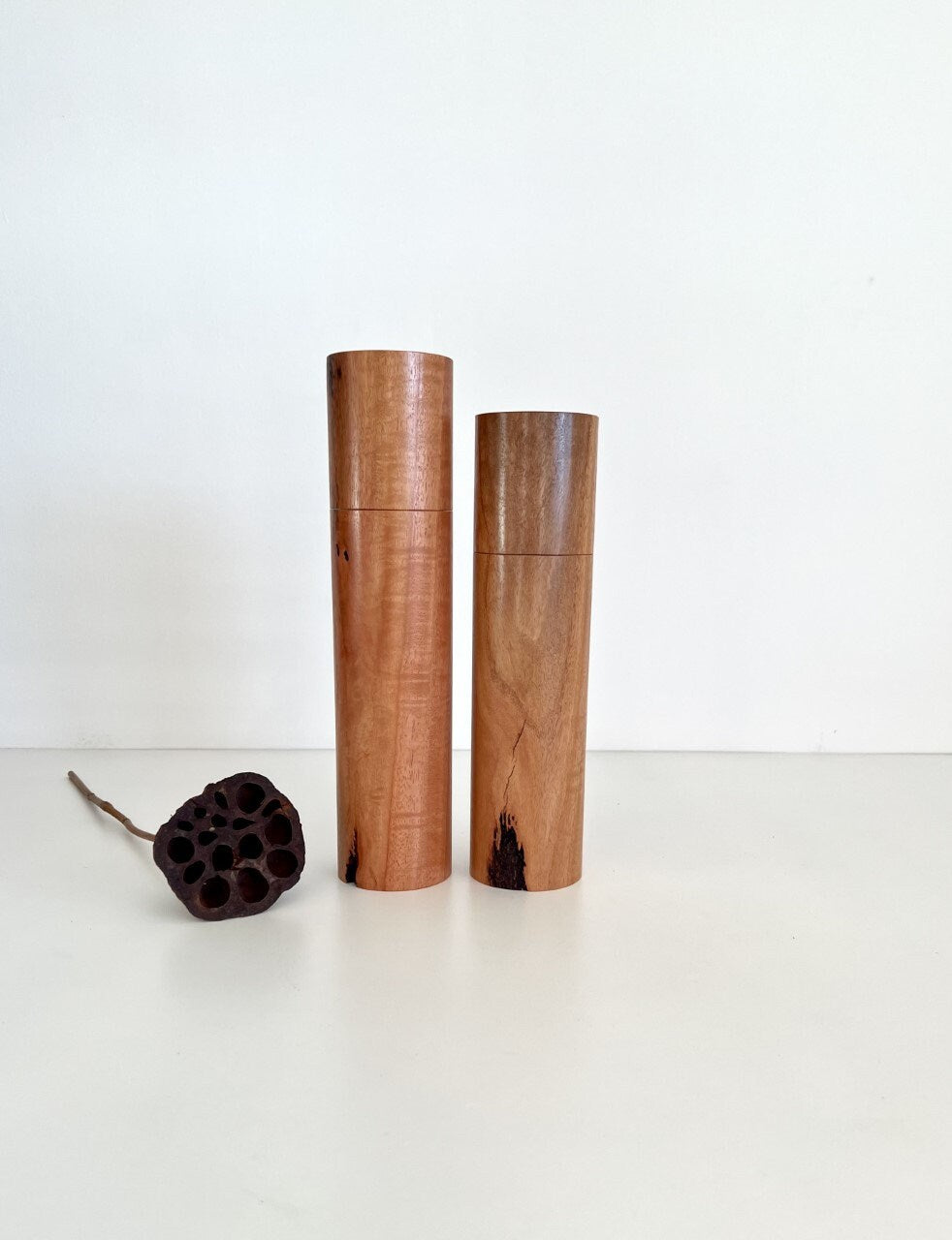 Spotted Gum Salt and Pepper Grinders