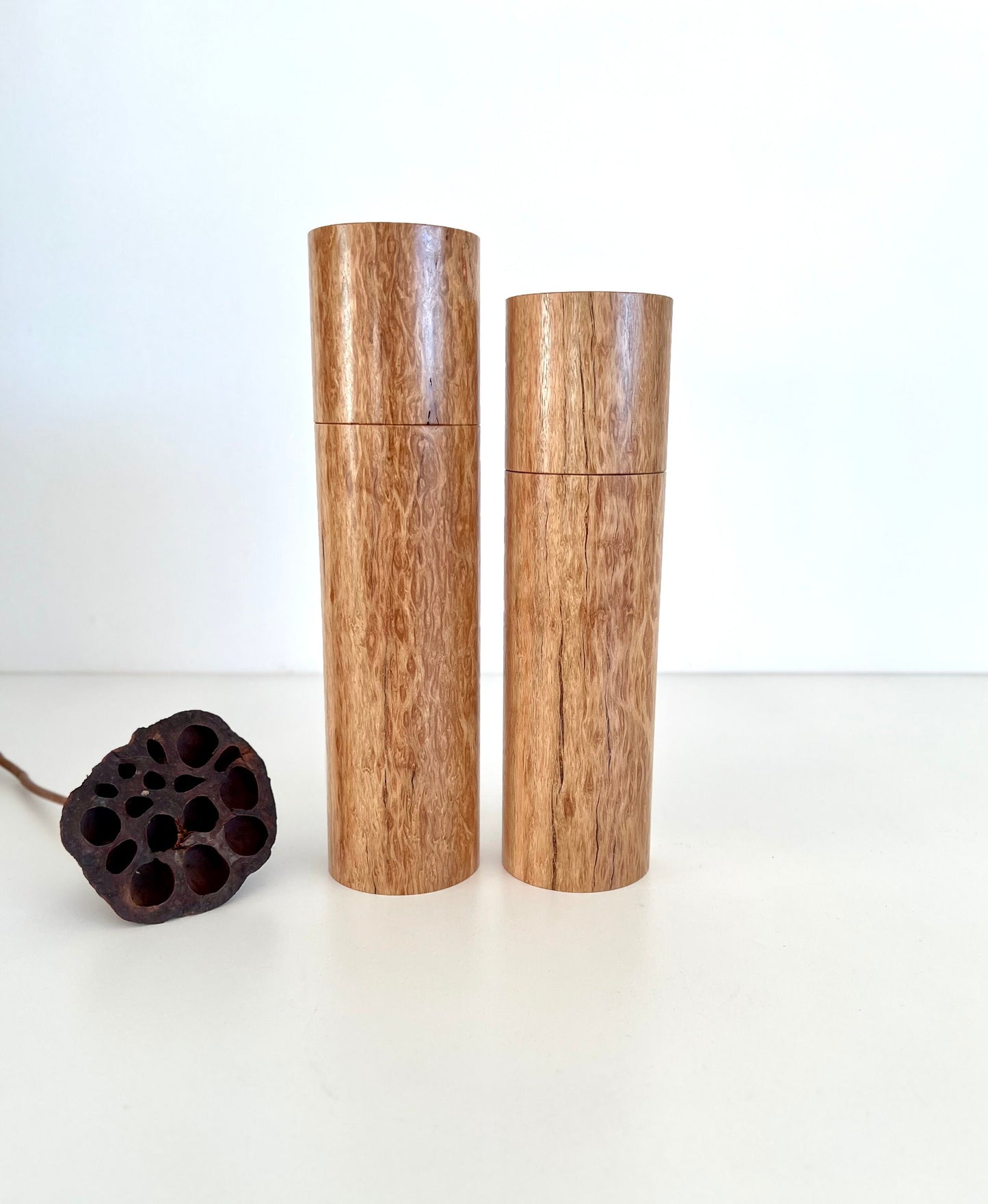 Birdseye Tasmanian Bluegum Salt and Pepper Grinders