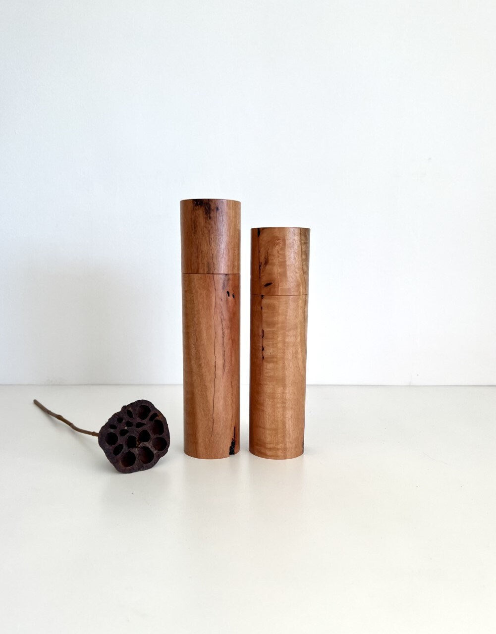 Spotted Gum Salt and Pepper Grinders