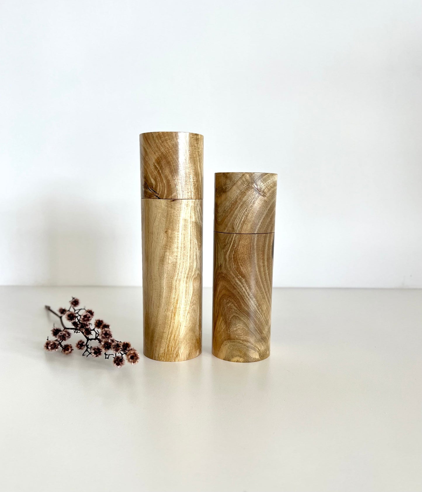 Pistachio Salt and Pepper Grinders