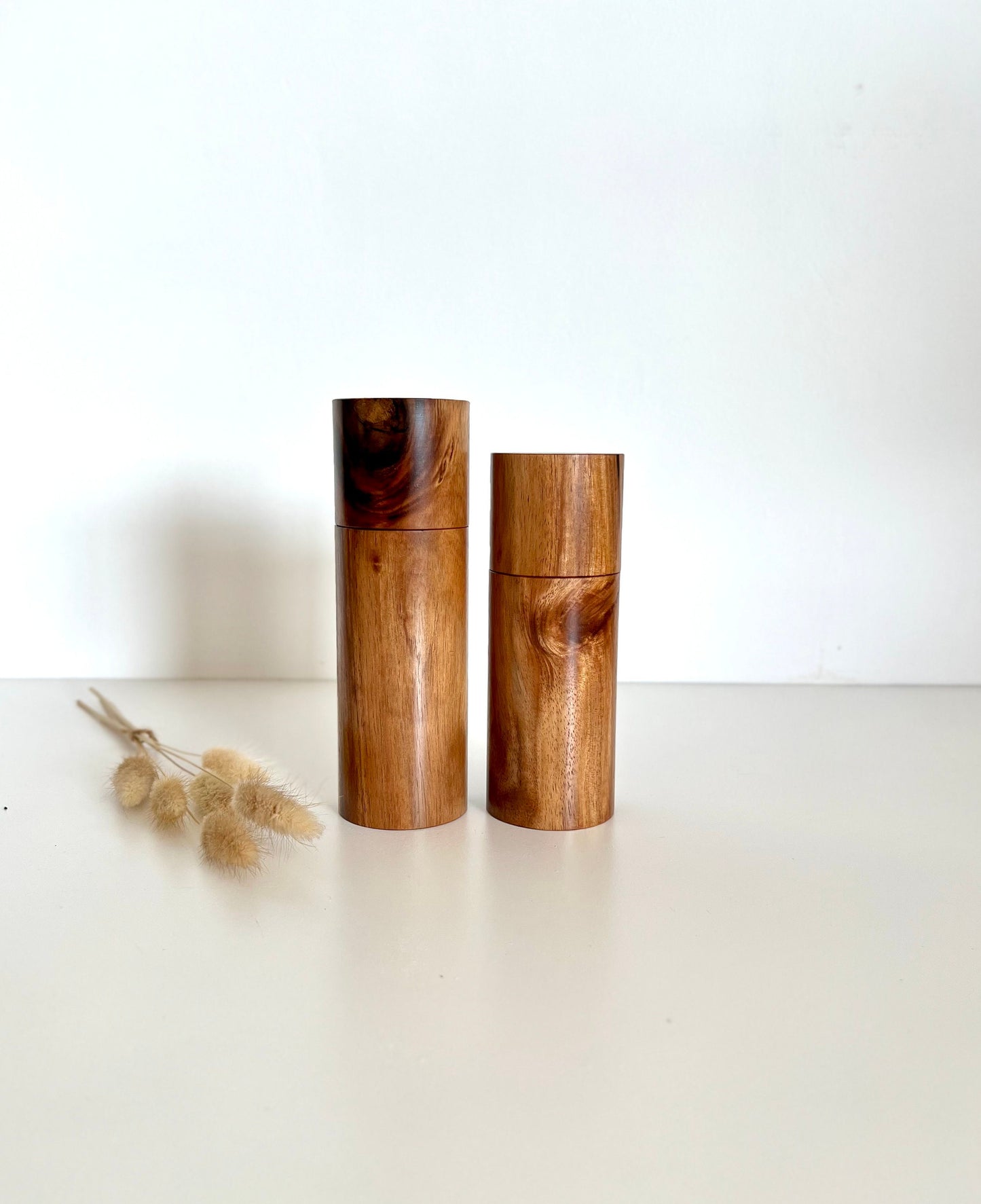 Tasmanian Blackwood Salt and Pepper Grinders