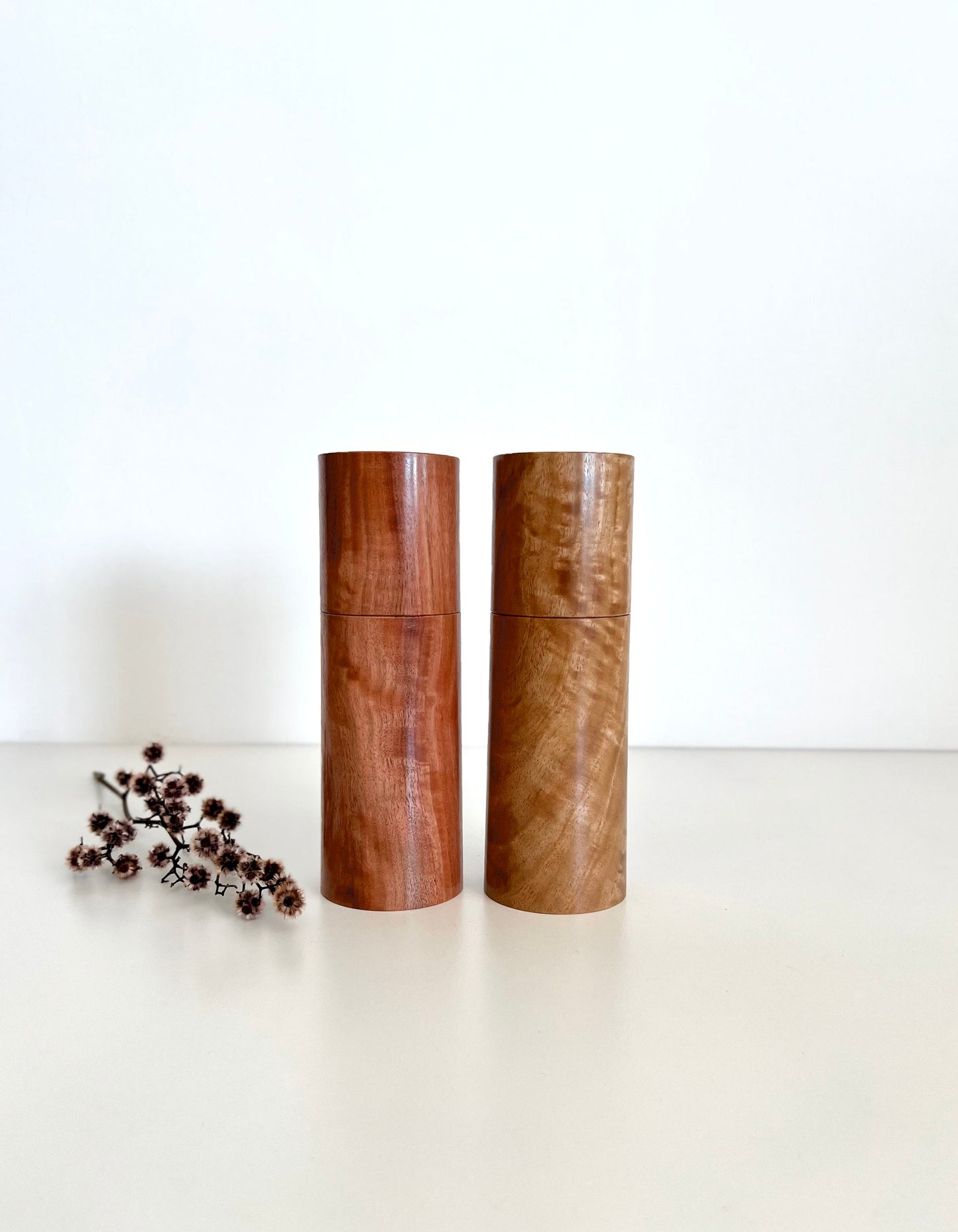 Pepper Grinder, Wood, Pepper Mill, Salt and Pepper mill set, Australian wood, Birthday gift, Ceramic grinder, Gift for her