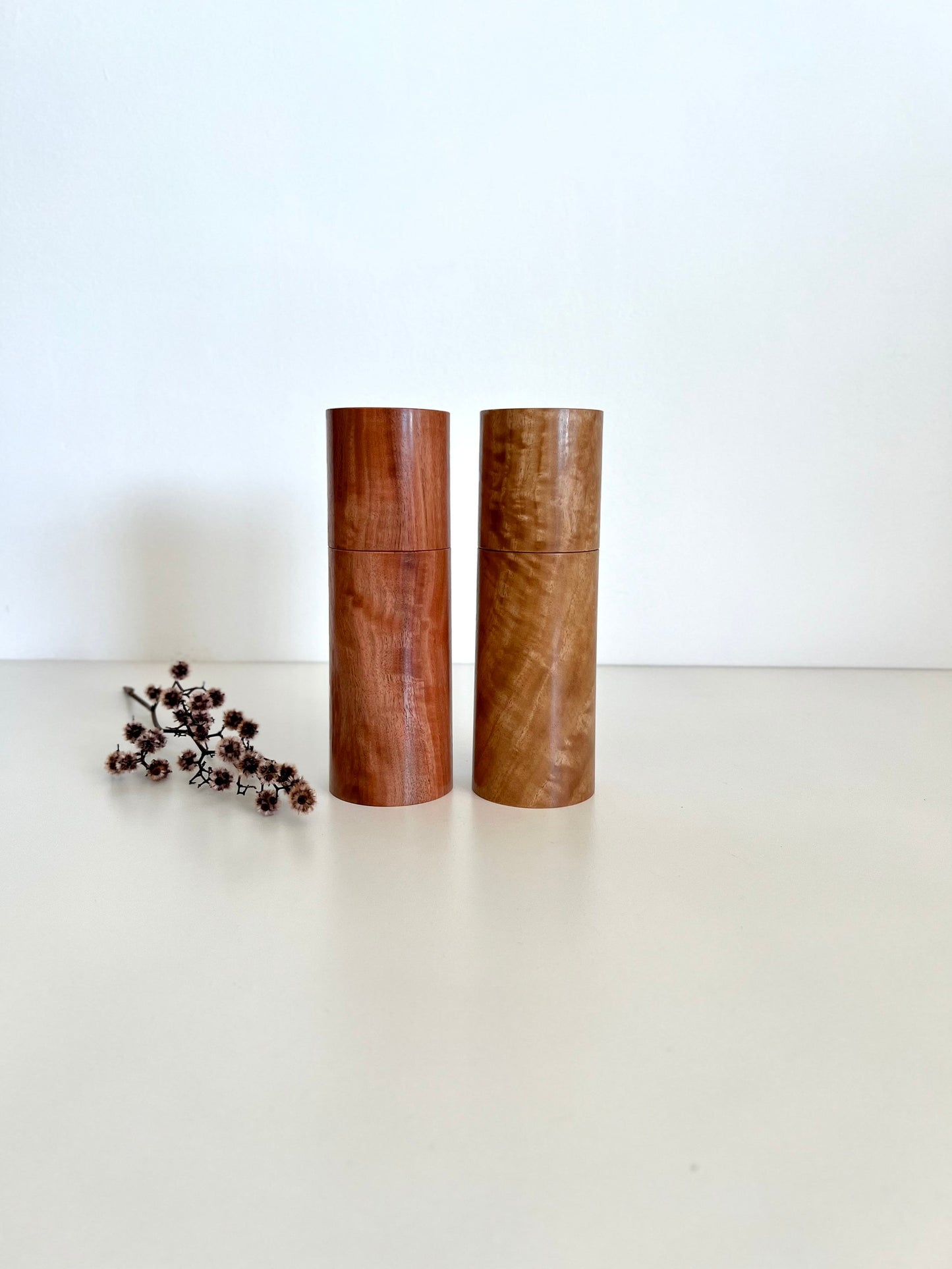 Pepper Grinder, Wood, Pepper Mill, Salt and Pepper mill set, Australian wood, Birthday gift, Ceramic grinder, Gift for her