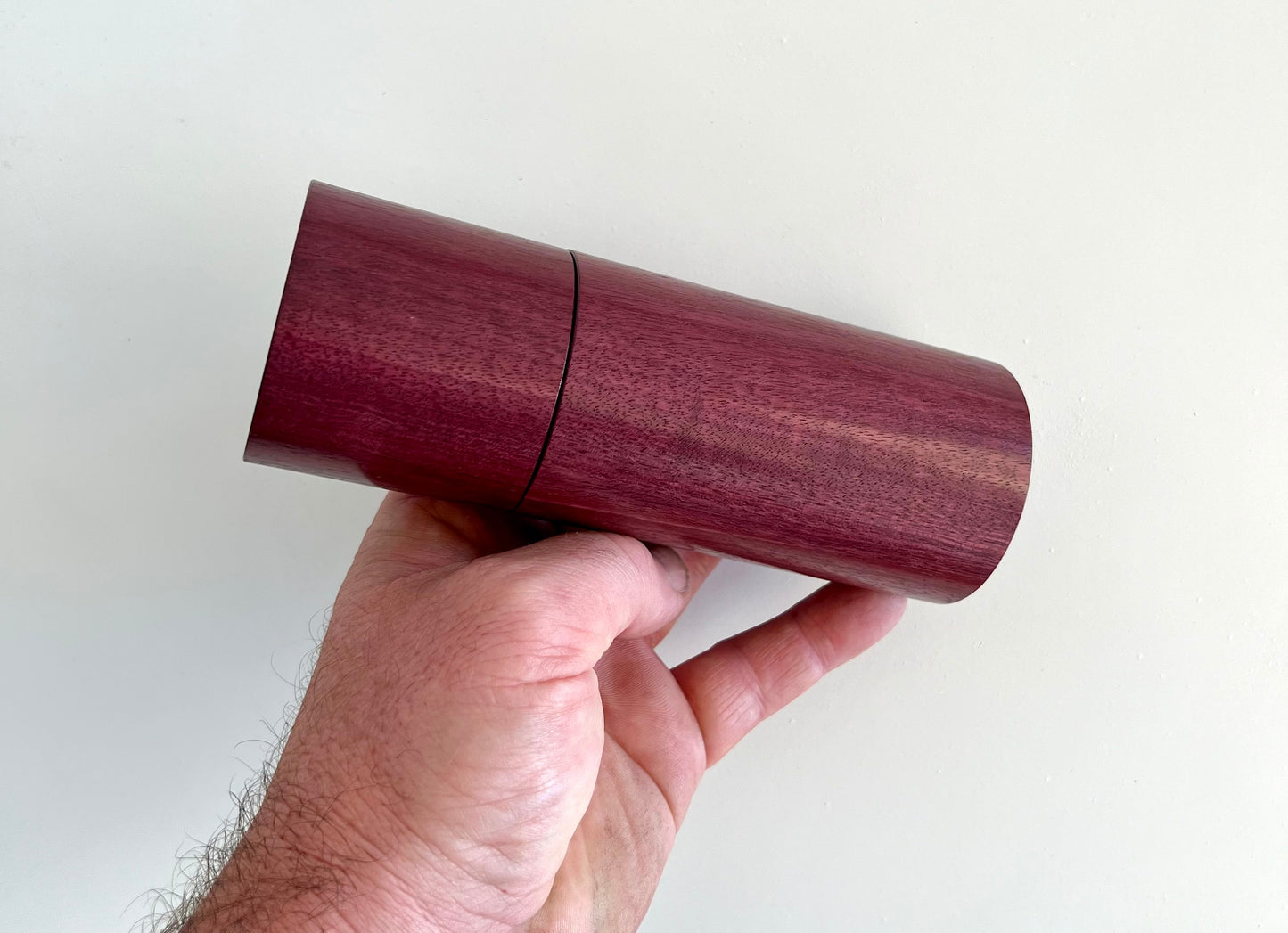 Pepper Grinder, Wood, Pepper Mill, Salt and Pepper mill set, Purple Heart timber, Birthday gift, Ceramic grinder, Gift for him