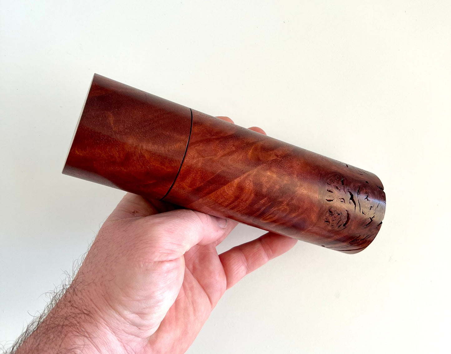 Pepper Grinder, Wood, Pepper Mill, Salt and Pepper mill set, Australian Jarrah Burl, Ceramic grinder, Anniversary gift