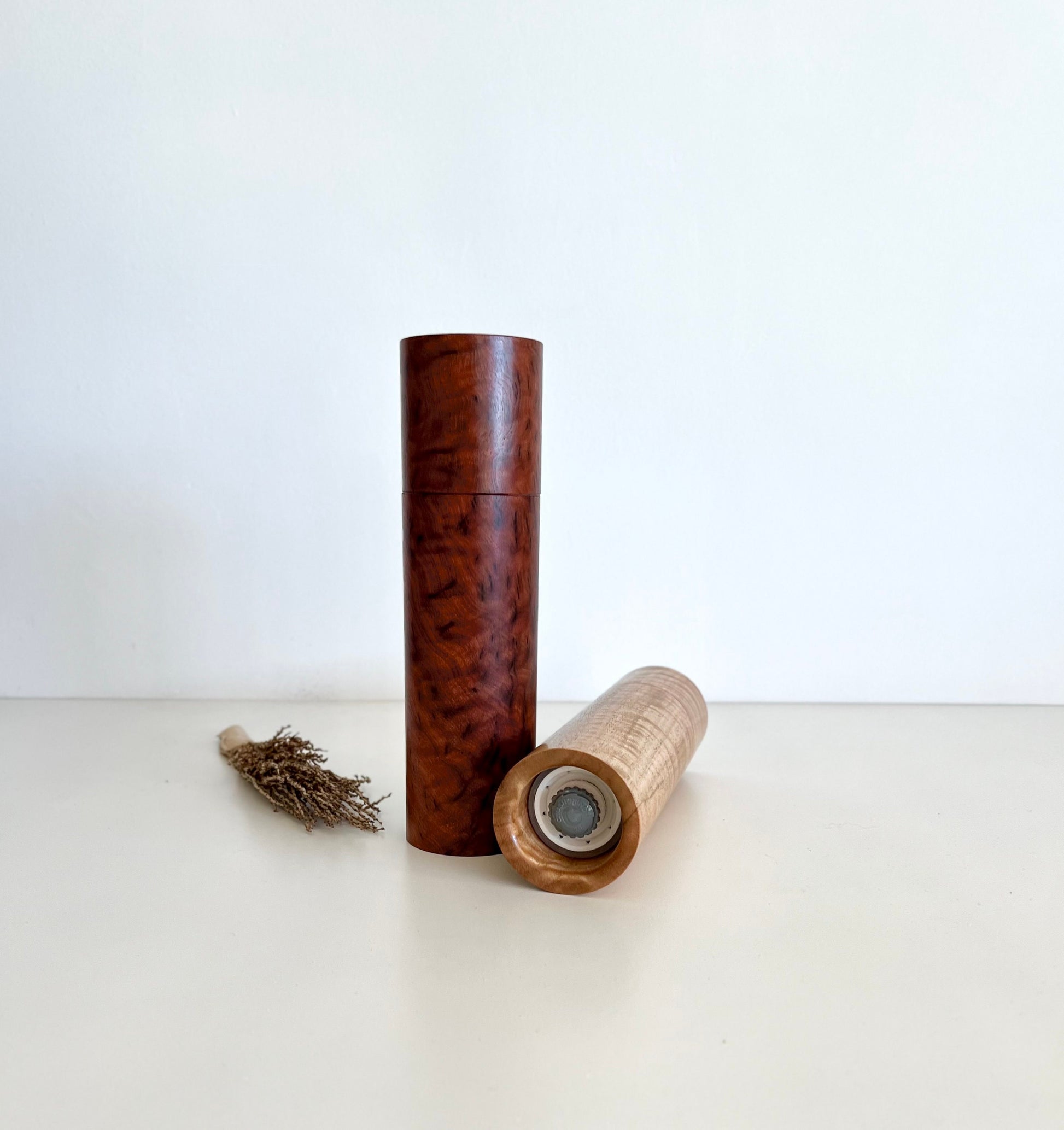 Pepper Grinder, Wood, Pepper Mill, Salt and Pepper mill set, Australian wood, Fathers day gift, Ceramic grinder, Crushgrind