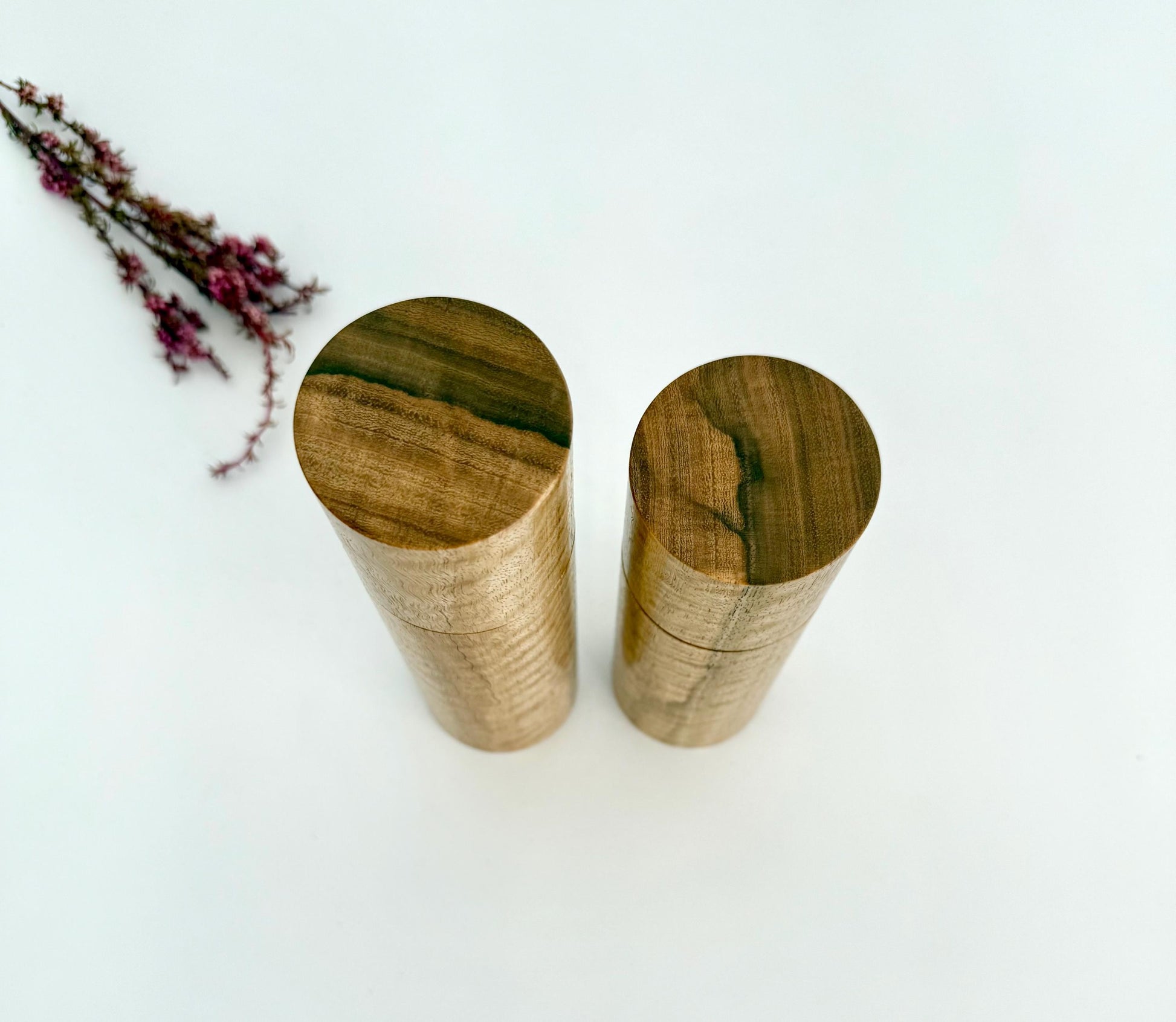 Pepper Grinder, Wood, Pepper Mill, Salt and Pepper mill set, Australian Marri wood, Ceramic grinder, crushgrind