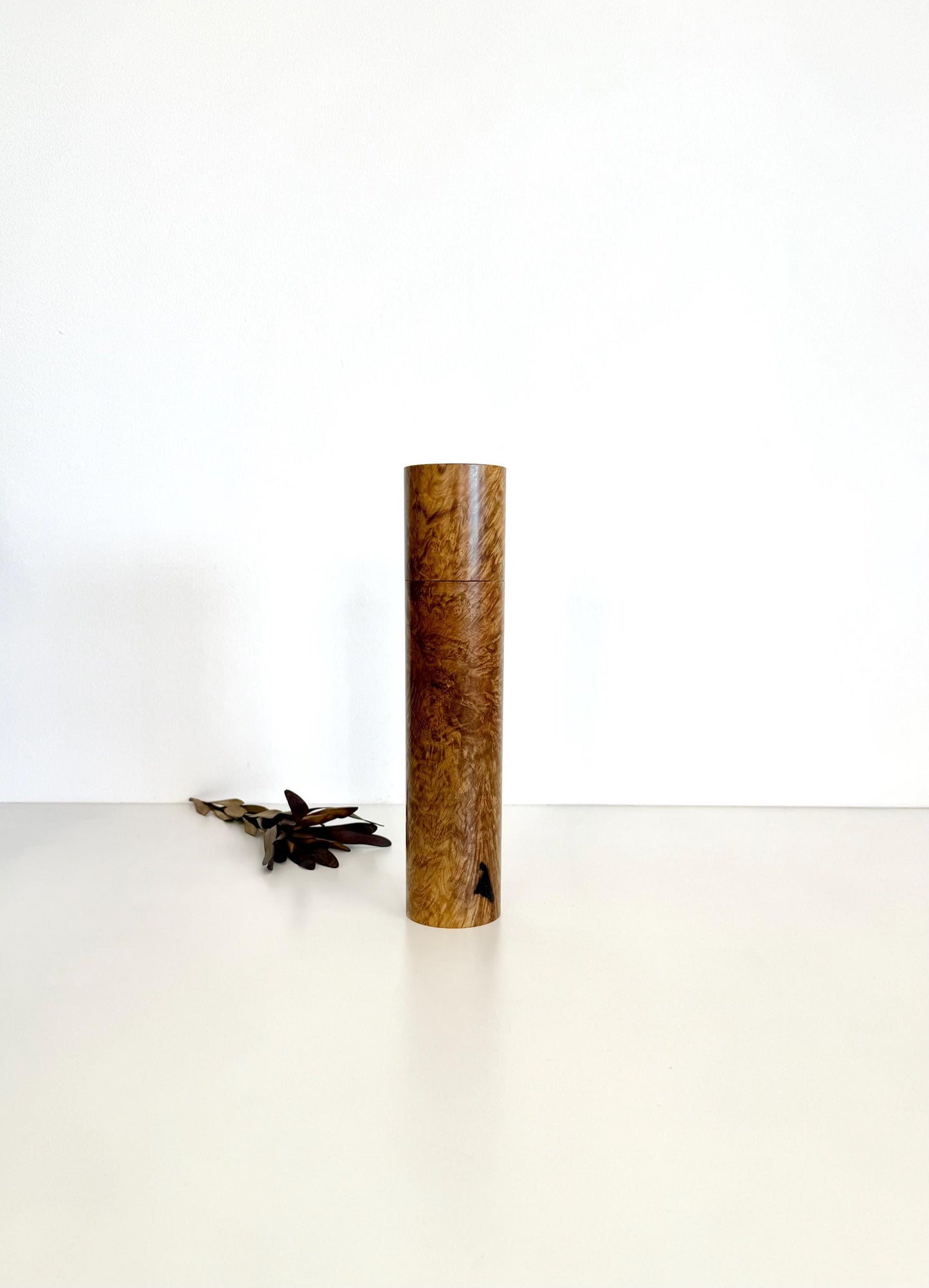 Handcrafted York gum burl Pepper Grinder: Australian Handmade Ceramic Mills