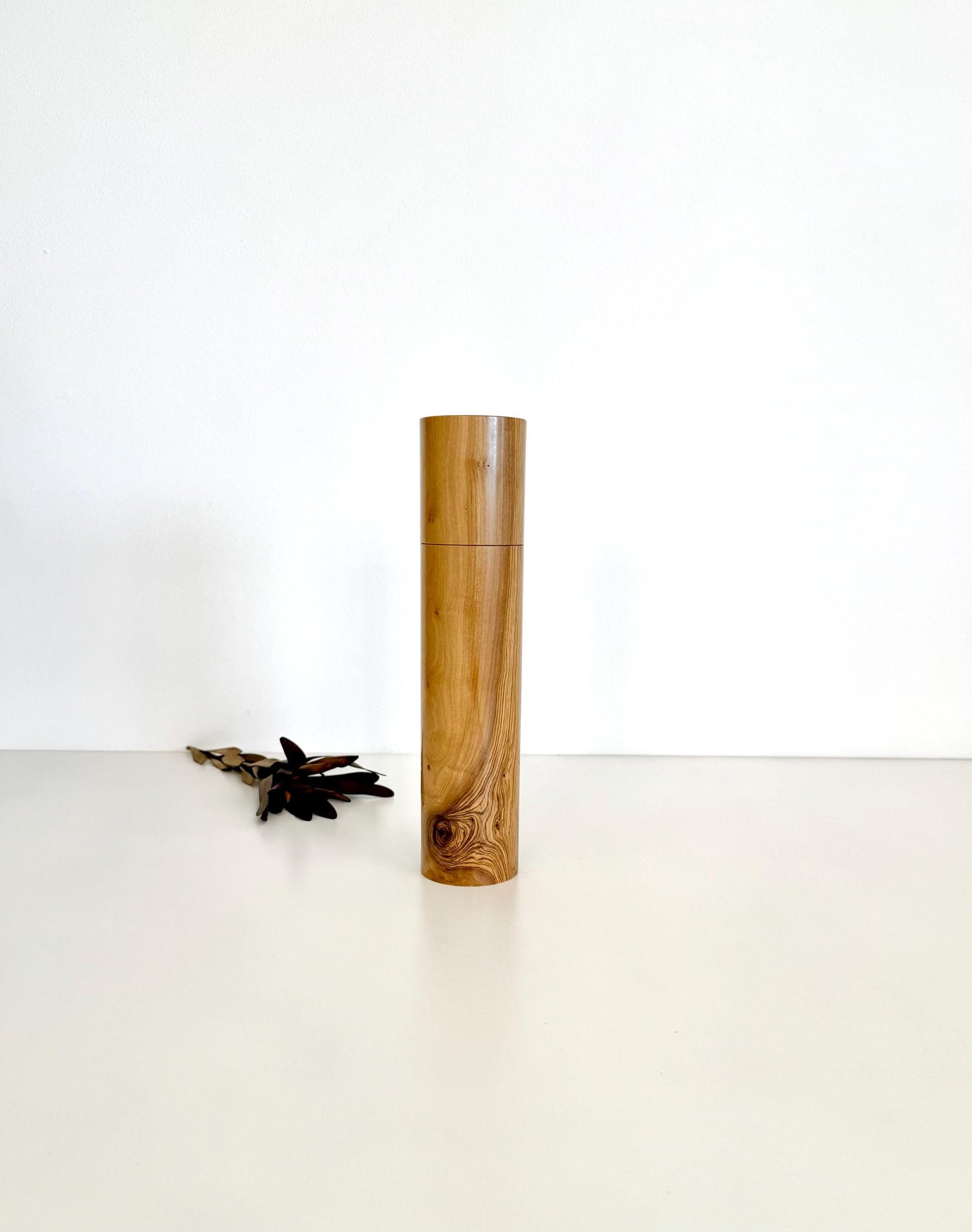Handcrafted Olive wood Pepper Grinder: Australian Handmade Ceramic Mill