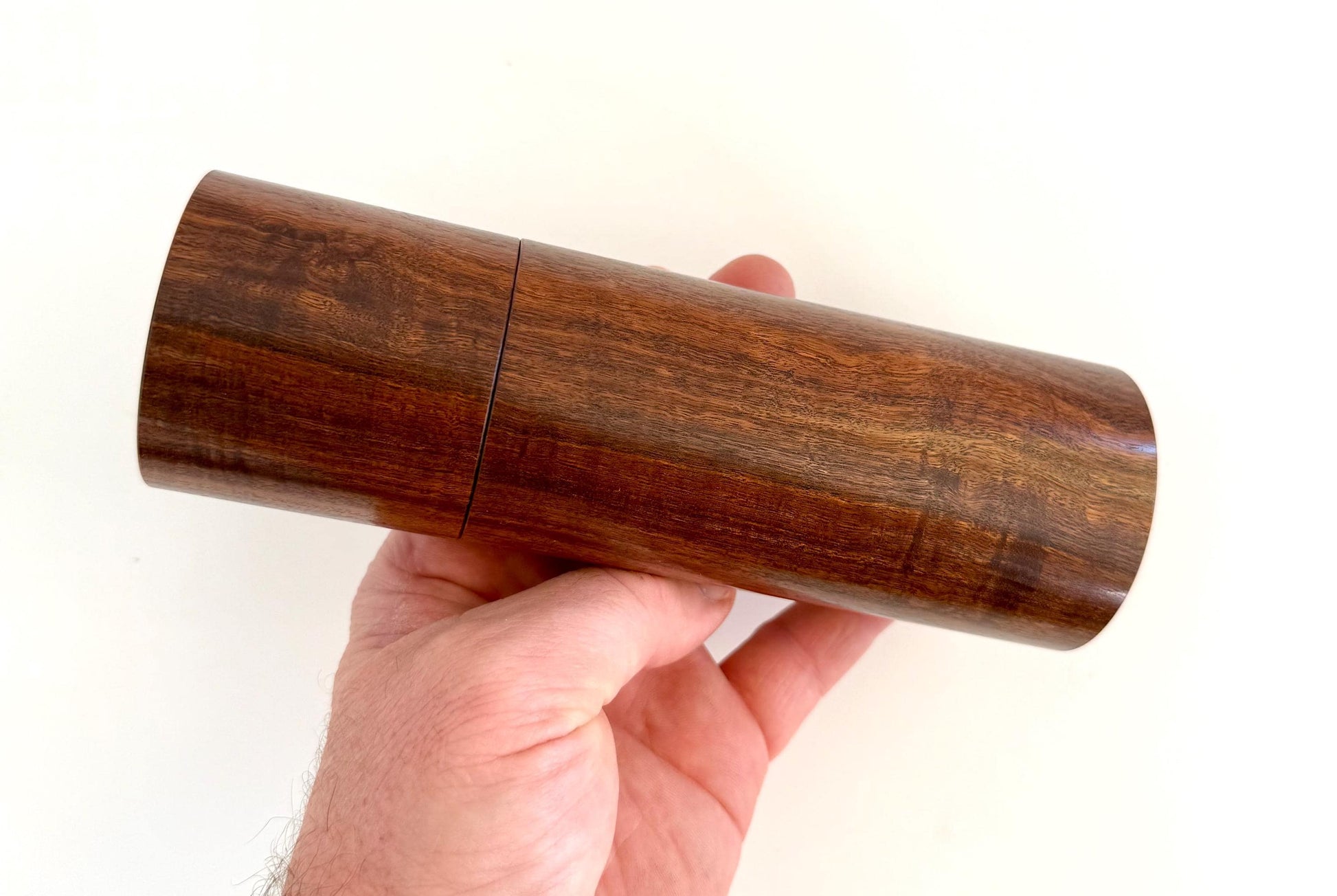 Handcrafted Mulga and Marri Pepper Grinder Set: Australian Handmade Ceramic Mills