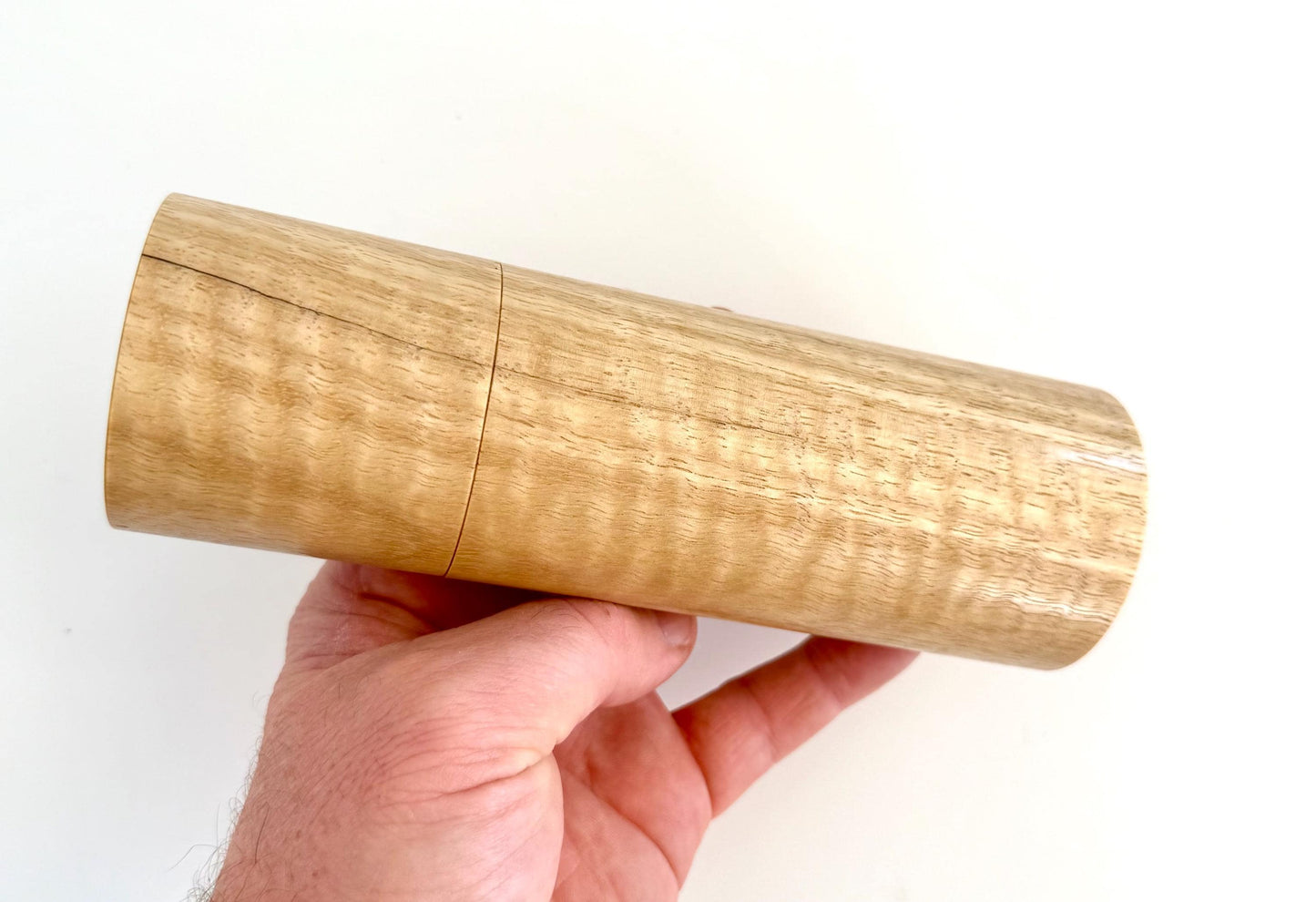 Handcrafted Mulga and Marri Pepper Grinder Set: Australian Handmade Ceramic Mills