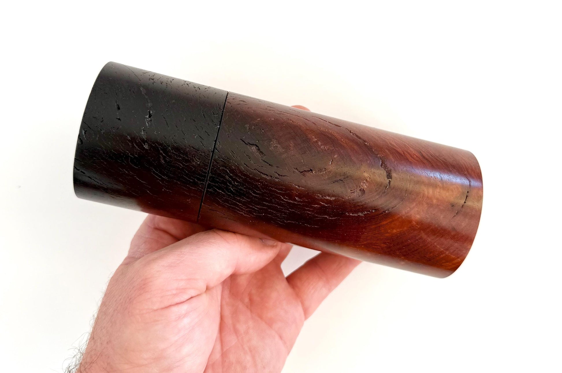 Handcrafted Bushfire Lace Sheoak Grinder Set: Australian Handmade Ceramic Mills