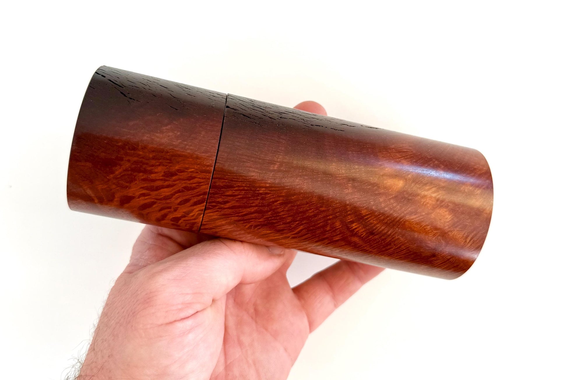 Handcrafted Bushfire Lace Sheoak Grinder Set: Australian Handmade Ceramic Mills