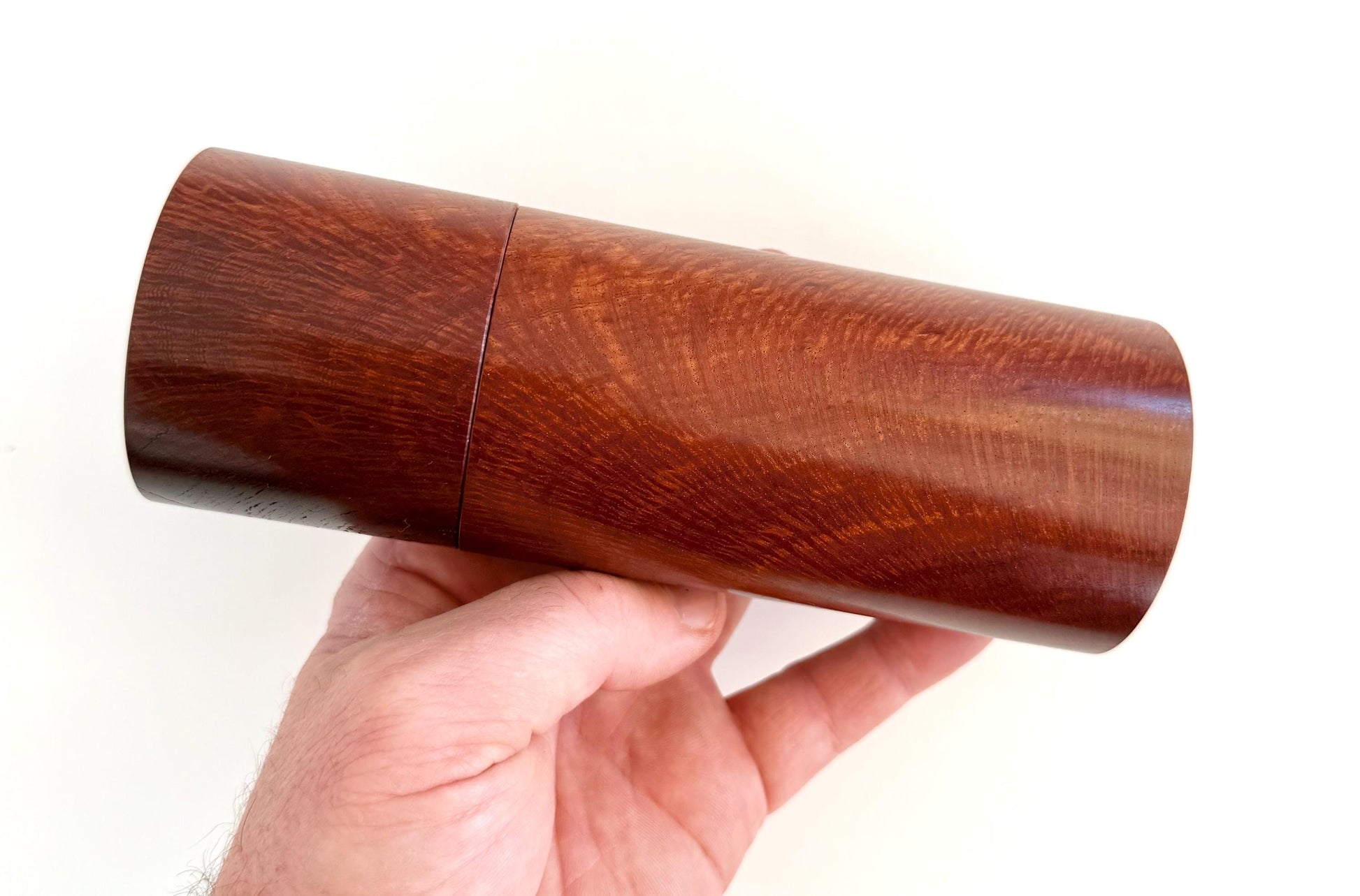 Handcrafted Bushfire Lace Sheoak Grinder Set: Australian Handmade Ceramic Mills