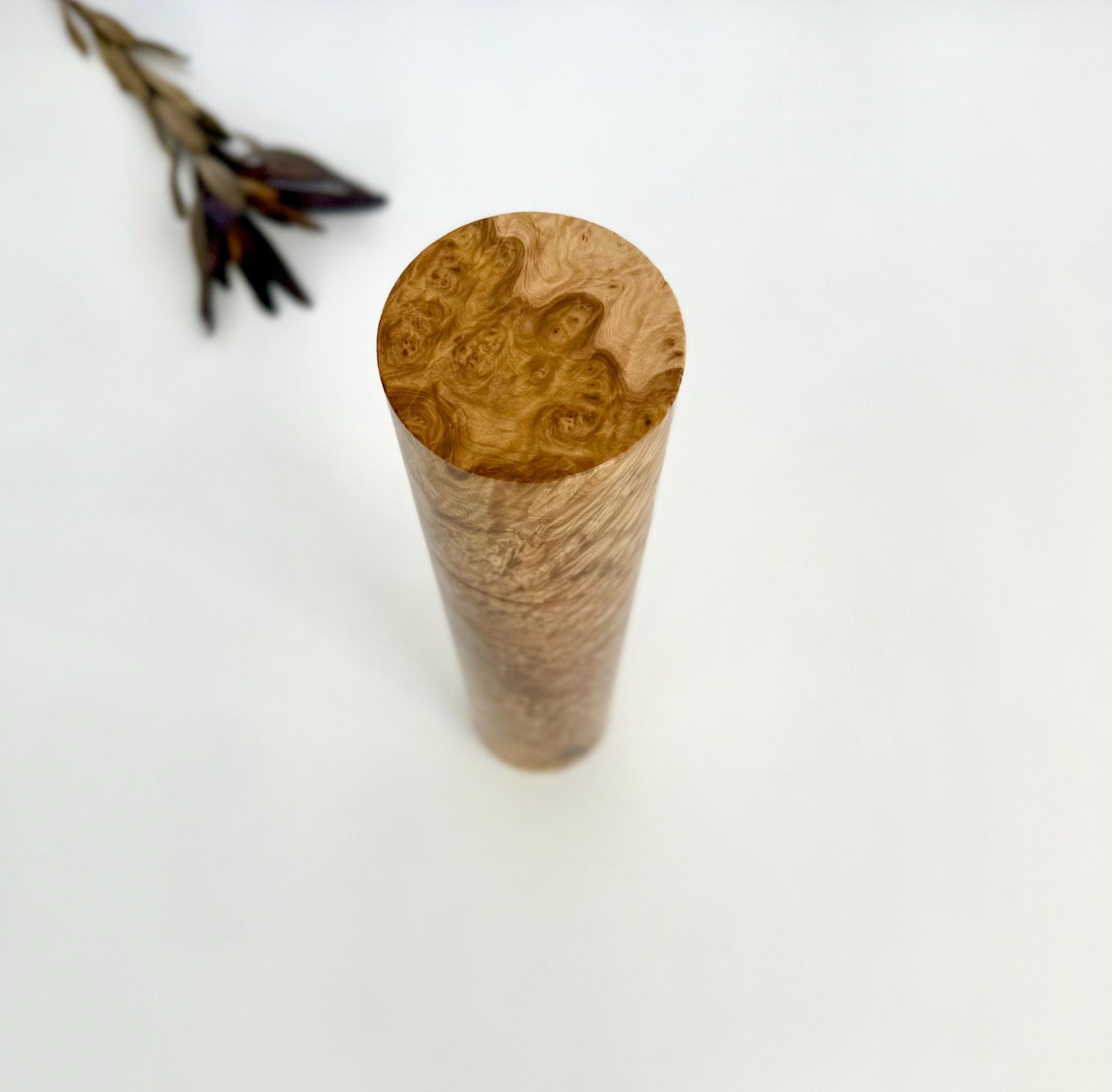 Handcrafted York gum burl Pepper Grinder: Australian Handmade Ceramic Mills