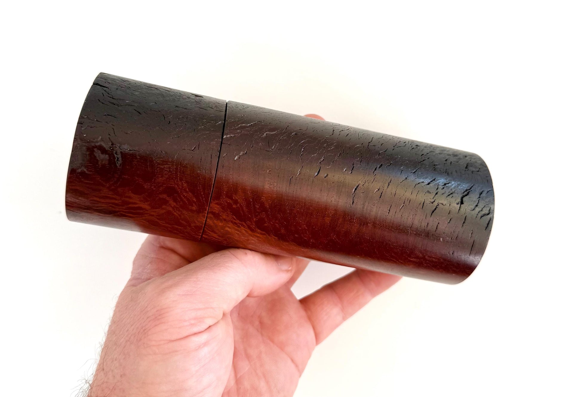 Handcrafted Bushfire Lace Sheoak Grinder Set: Australian Handmade Ceramic Mills