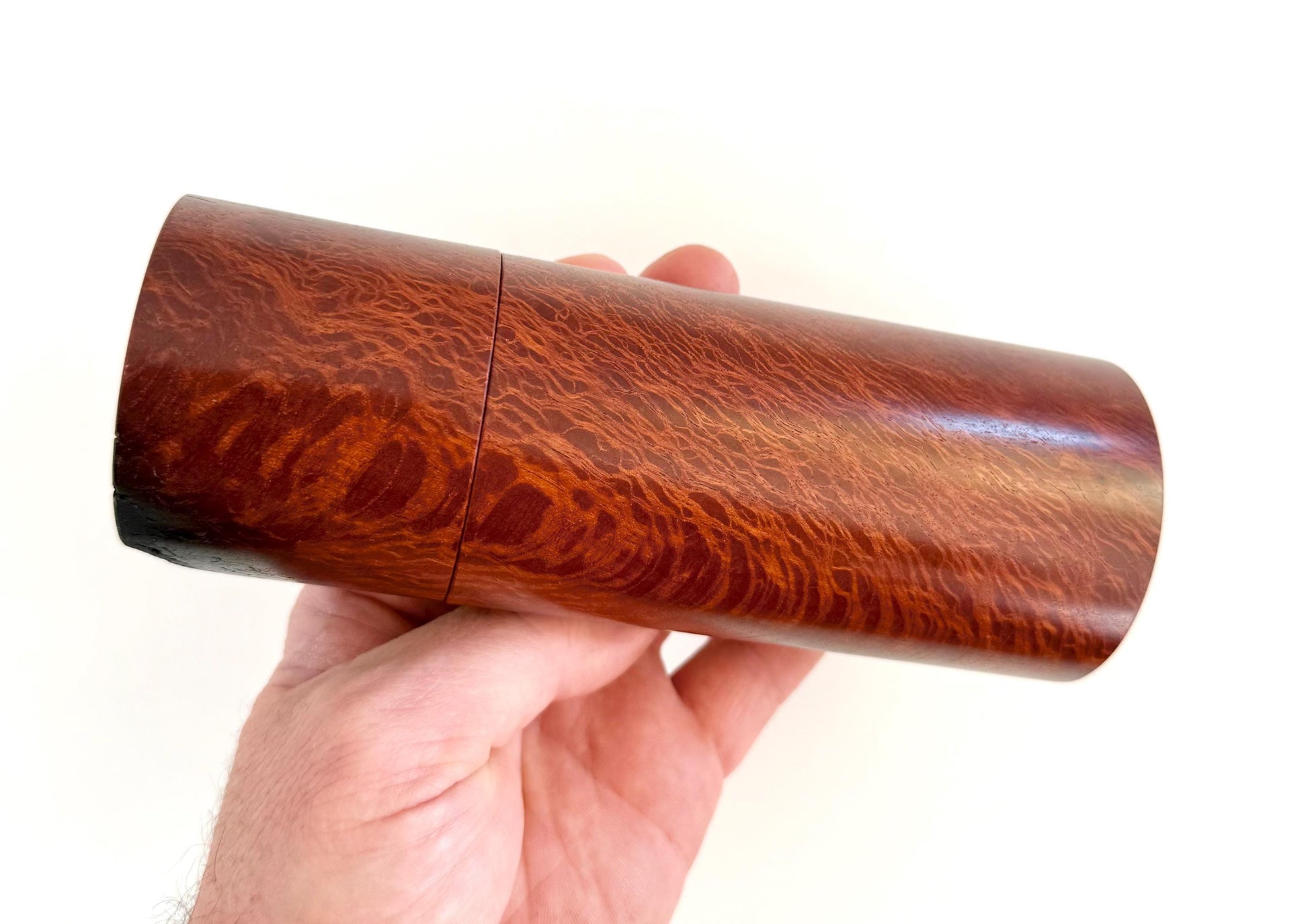 Handcrafted Bushfire Lace Sheoak Grinder Set: Australian Handmade Ceramic Mills