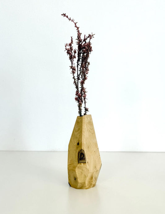 Wooden Vase, Flower bud vase, Housewarming gift, Stick vase, Dried flowers, Gift for her, Table centerpiece, Mother's day gift, Modern vase.
