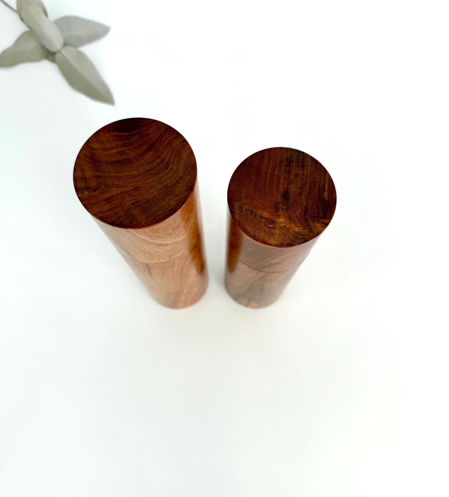 Brown Mallee Pepper Grinder Set, Australian Handmade Ceramic Mills