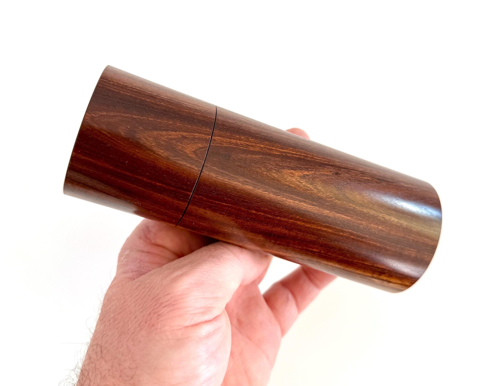 Western Myall timber Pepper Grinder Set, Modern Ceramic Salt Mill