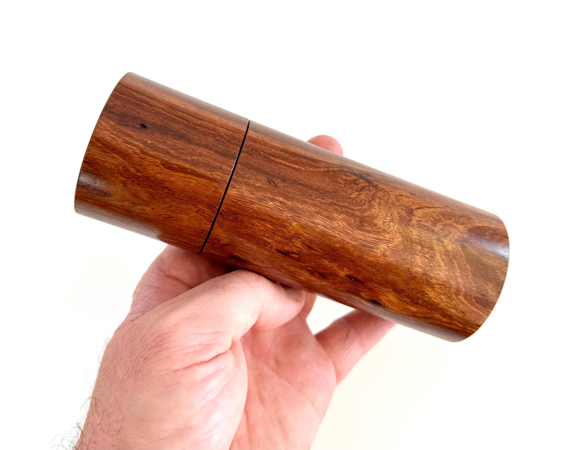 Western Myall timber Pepper Grinder Set, Modern Ceramic Salt Mill