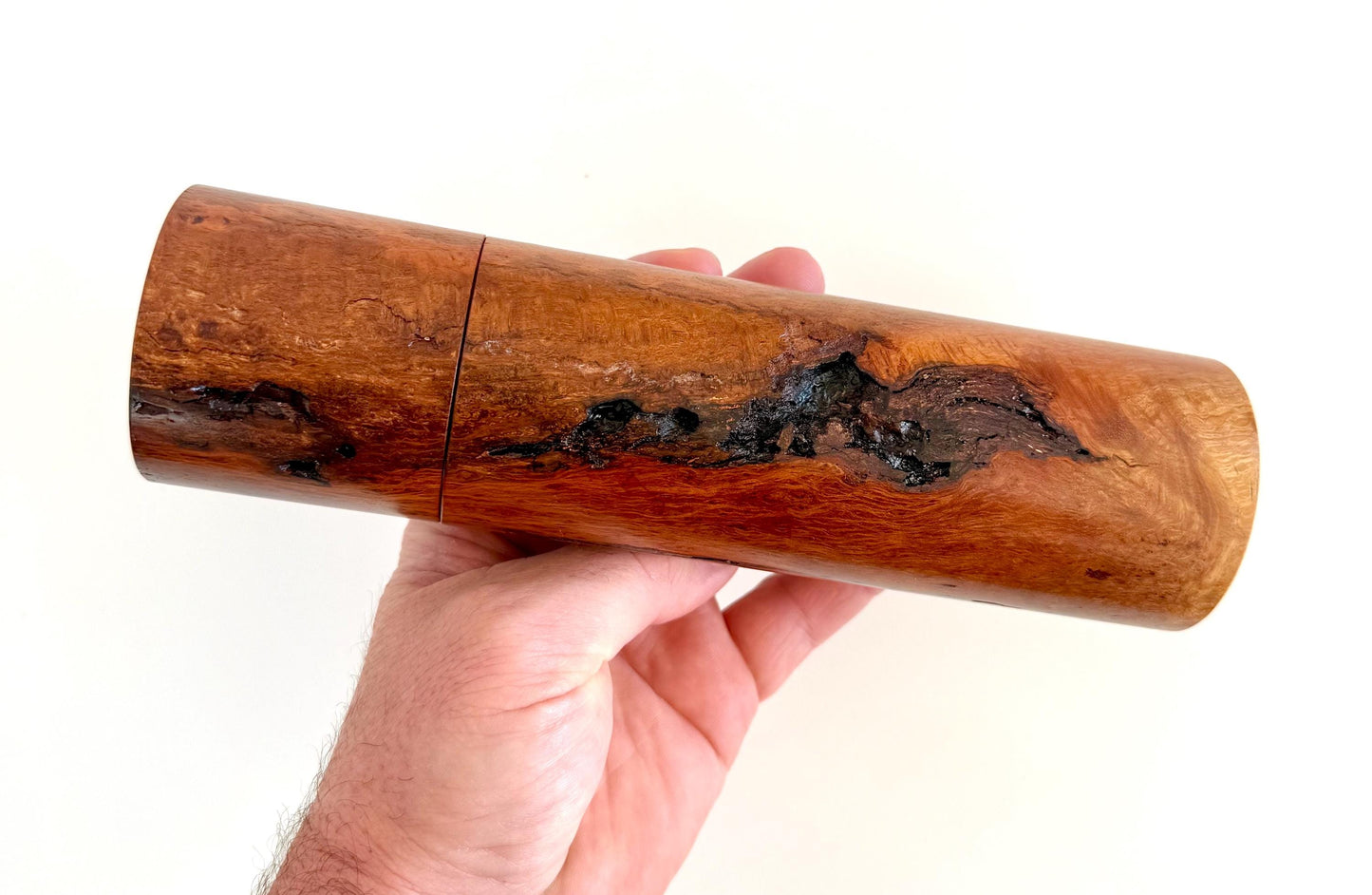 Lace Sheoak Pepper Grinder Set, Modern Ceramic Salt Mill