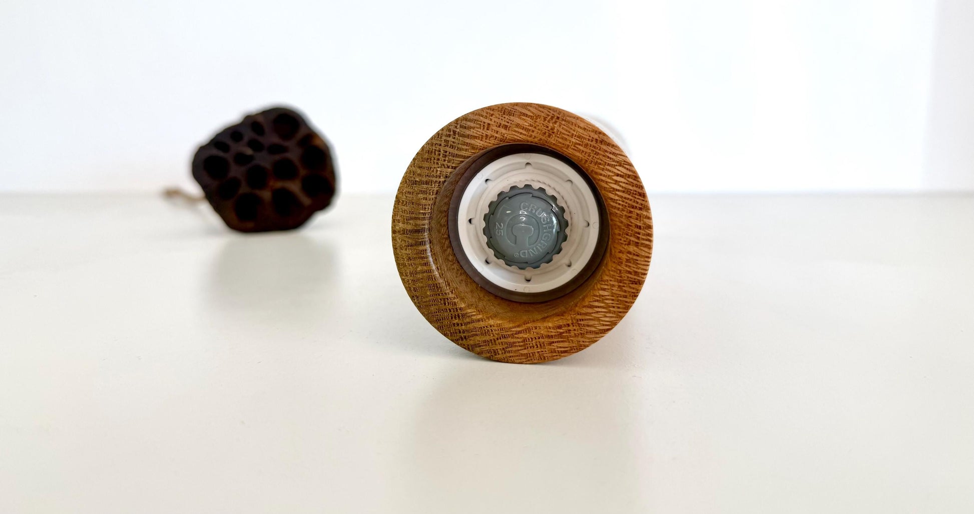 River Banksia Feature Pepper Grinder , Modern Ceramic Salt Mill