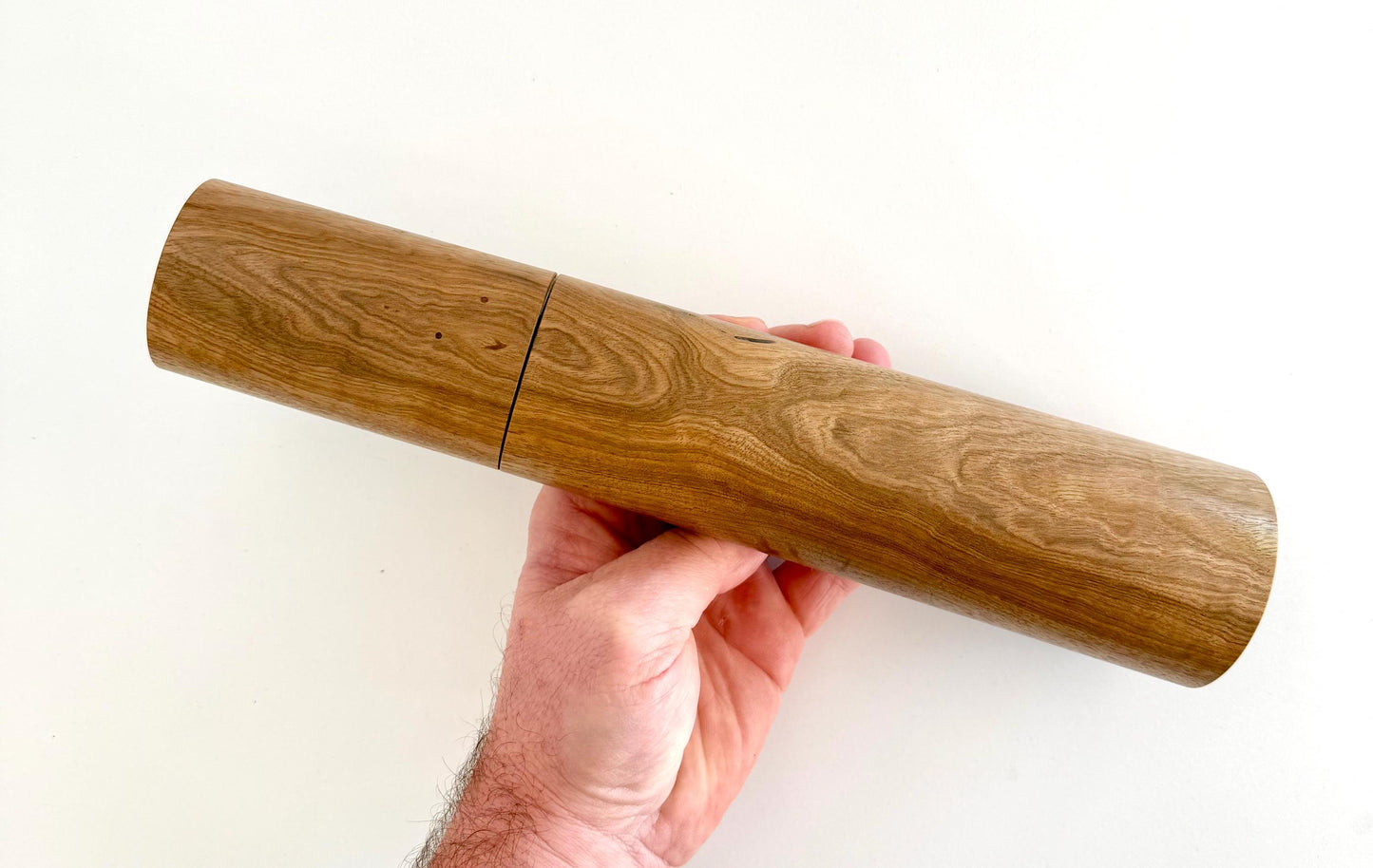 Walnut Feature Pepper Grinder , Modern Ceramic Salt Mill