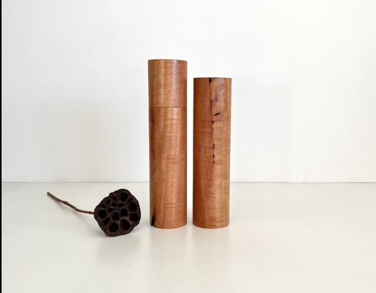 Spotted Gum Salt and Pepper Grinders