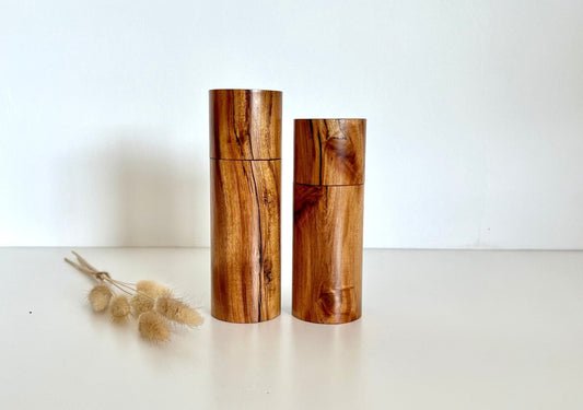 Tasmanian Blackwood Salt and Pepper Grinders