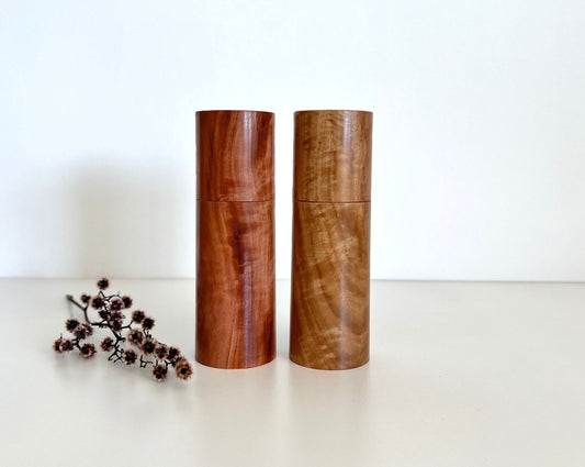 Pepper Grinder, Wood, Pepper Mill, Salt and Pepper mill set, Australian wood, Birthday gift, Ceramic grinder, Gift for her