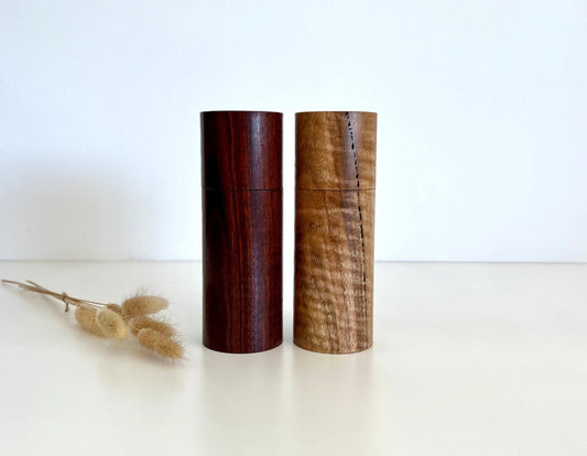 Pepper Grinder, Wood, Pepper Mill, Salt and Pepper mill set, Australian wood, Birthday gift, Ceramic grinder, Gift for her