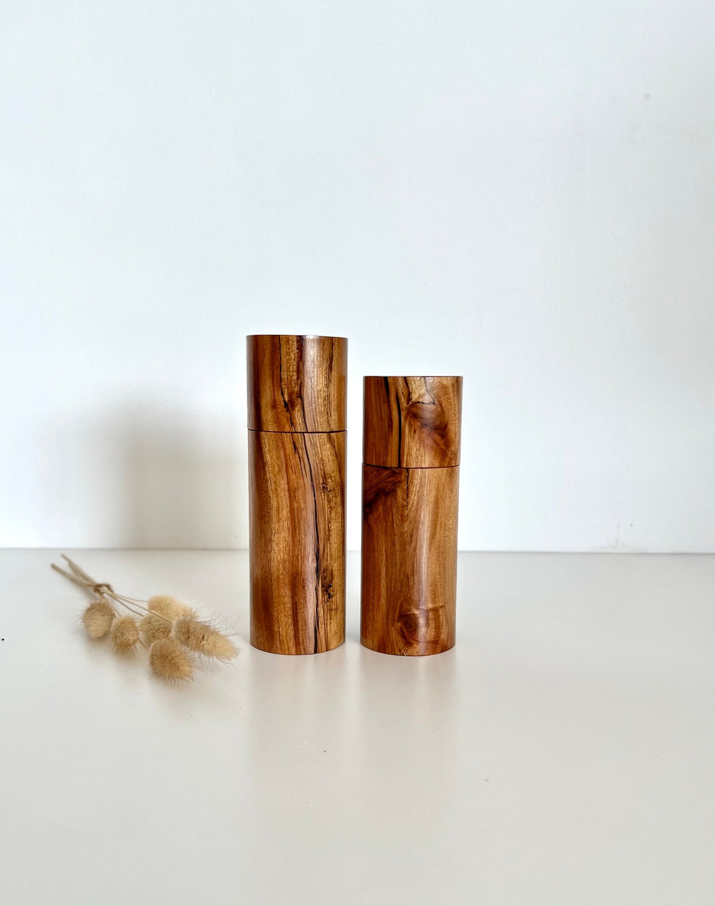 Tasmanian Blackwood Salt and Pepper Grinders